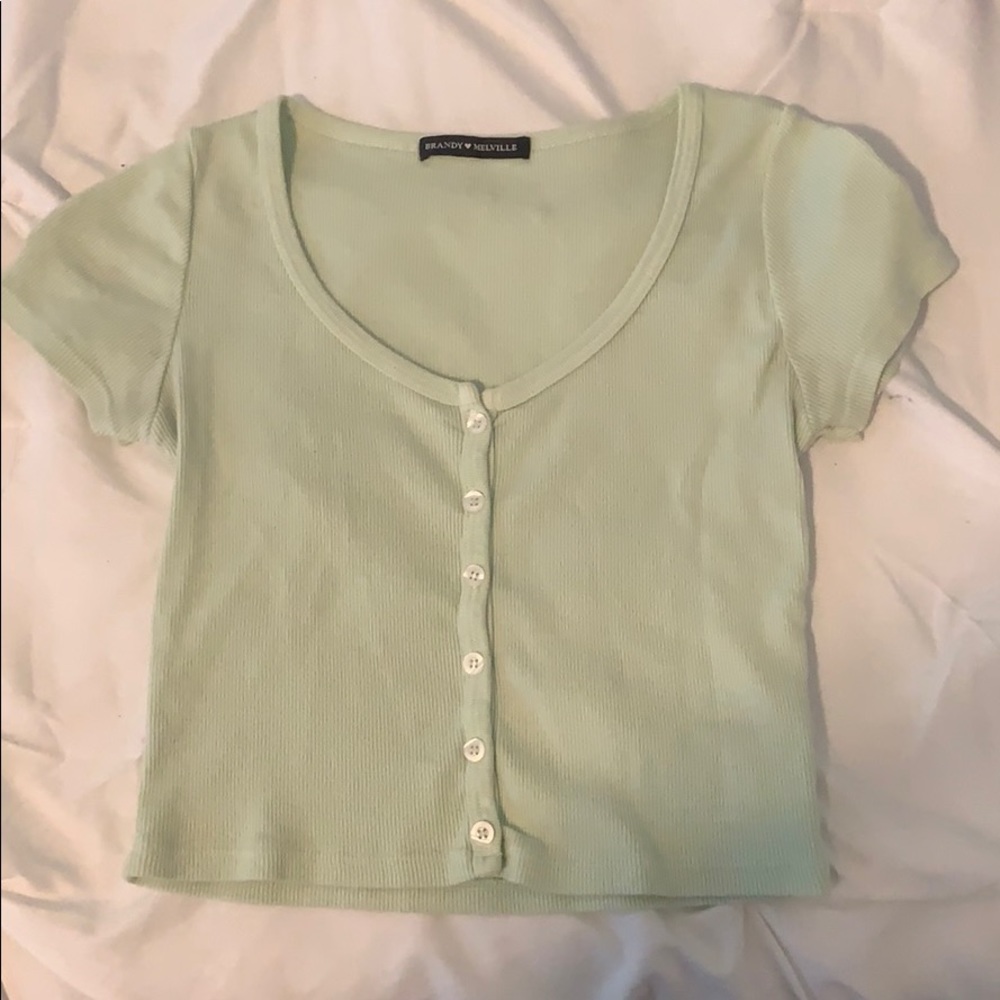 Green zelly top